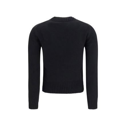 Ami Paris Black Wool Sweatshirt