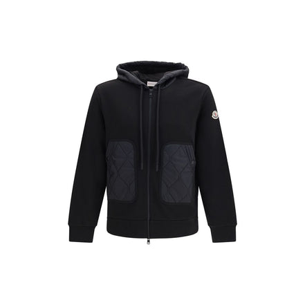 Moncler Black Cotton Sweatshirt