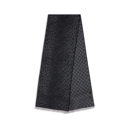 Gucci Gray Wool Scarf
