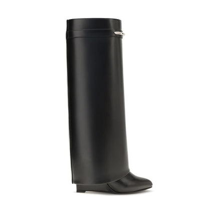 Givenchy Black Calf Leather Ankle Boots