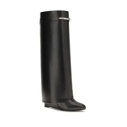 Givenchy Black Calf Leather Ankle Boots