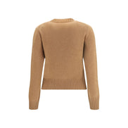 Ami Paris Brown Wool Sweatshirt