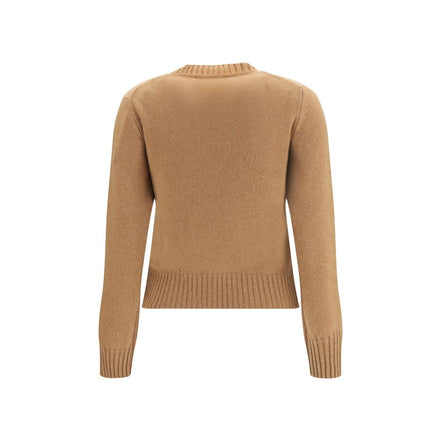 Ami Paris Brown Wool Sweatshirt