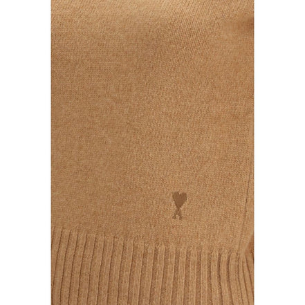 Ami Paris Brown Wool Sweatshirt