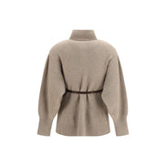 Brunello Cucinelli Beige Wool Cardigan