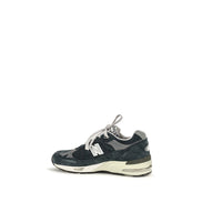 New Balance Blue Suede Leather Athletic Sneakers