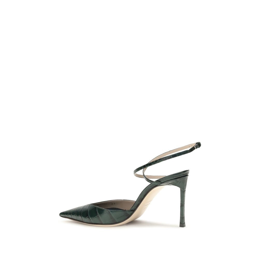 Tom Ford Bicolor Calf Leather High Heel Pumps