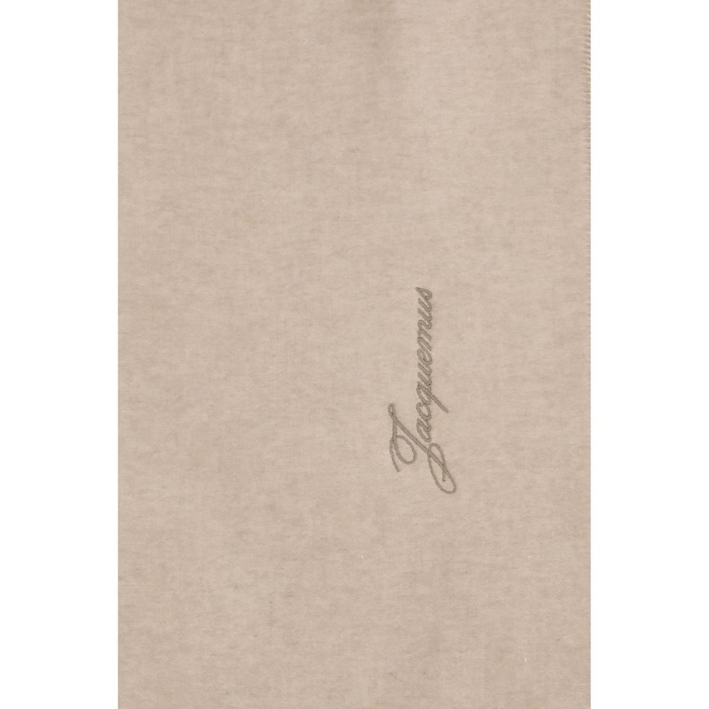 Jacquemus Beige Wool Scarf
