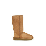 UGG Beige Leather Ankle Boots