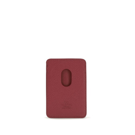 Valentino Garavani Red Calf Leather Wallet