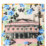 Dolce & Gabbana Multicolor Printed Silk Square Foulard Scarf