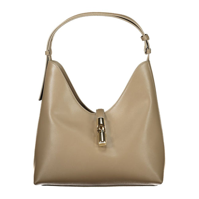 Furla Green Leather Handbag