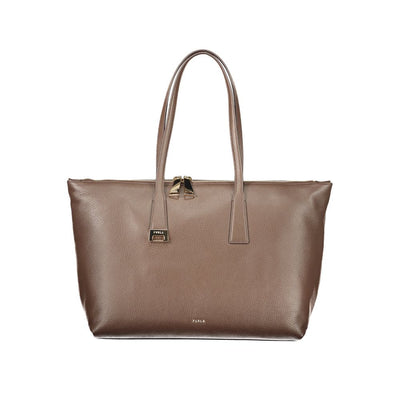Furla Brown Leather Handbag