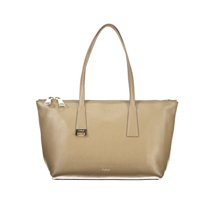 Furla Green Leather Handbag