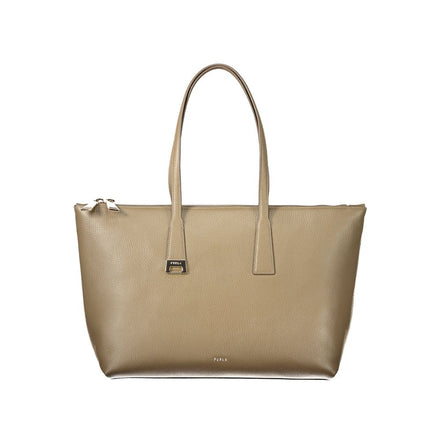Furla Green Leather Handbag