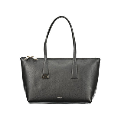 Furla Black Leather Handbag