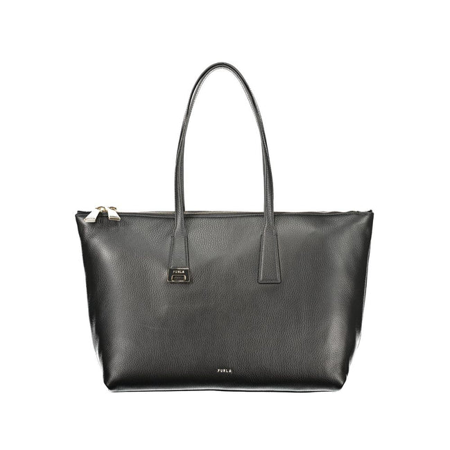 Furla Black Leather Handbag