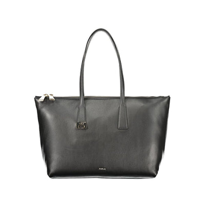 Furla Black Leather Handbag