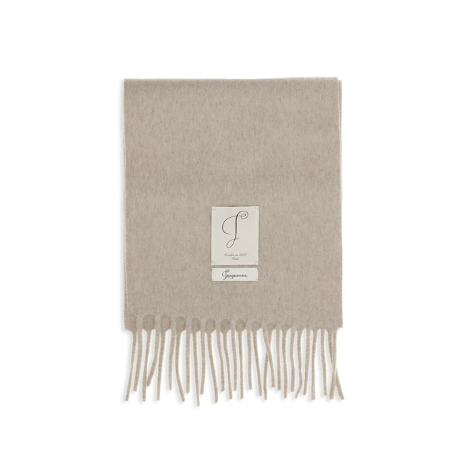 Jacquemus Beige Wool Scarf
