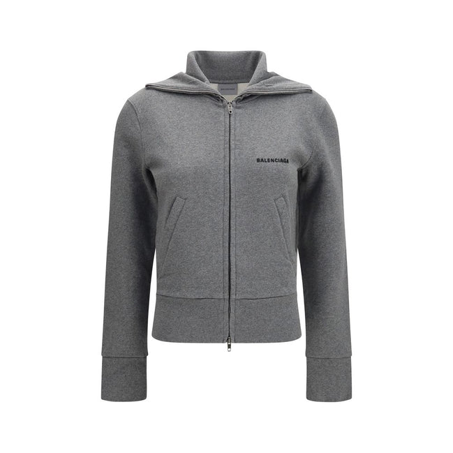 Balenciaga Gray Cotton Sweatshirt
