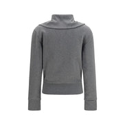 Balenciaga Gray Cotton Sweatshirt