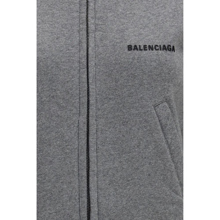 Balenciaga Gray Cotton Sweatshirt