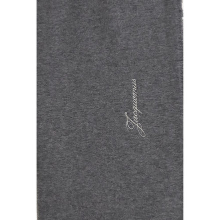 Jacquemus Gray Wool Scarf