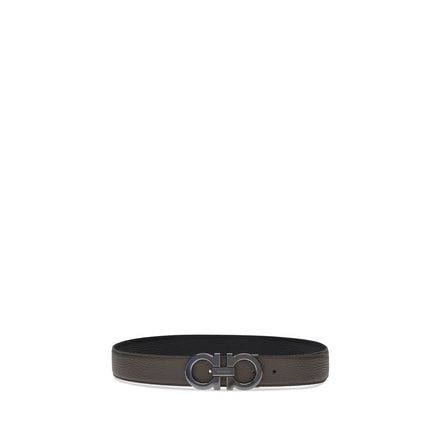Ferragamo Brown Calf Leather Regular Belt