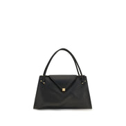 Versace Black Calf Leather Shoulder Bag