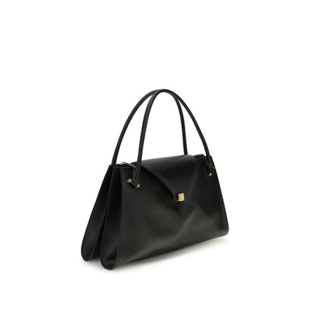 Versace Black Calf Leather Shoulder Bag