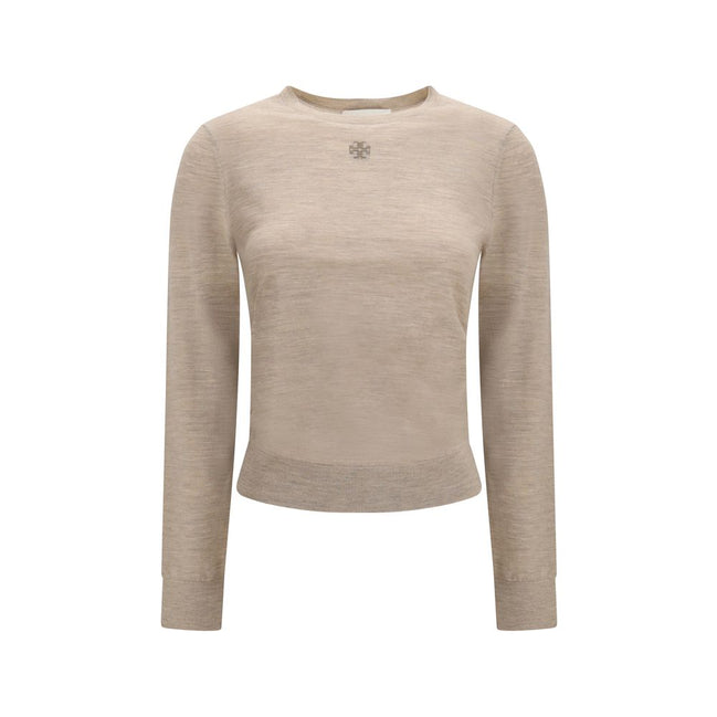 Tory Burch Beige Wool Sweatshirt