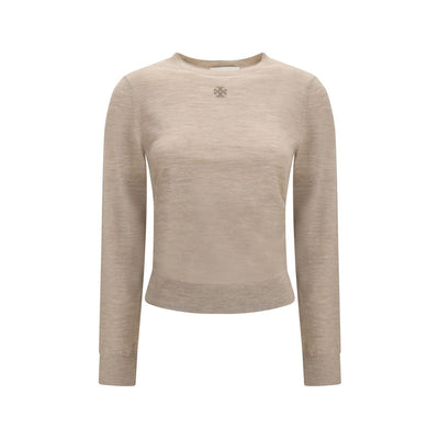 Tory Burch Beige Wool Sweatshirt
