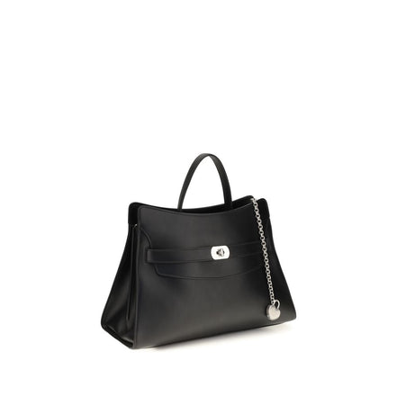 Alexander McQueen Black Calf Leather Shoulder Bag