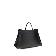 Alexander McQueen Black Calf Leather Shoulder Bag