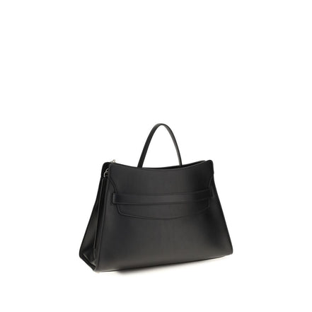 Alexander McQueen Black Calf Leather Shoulder Bag