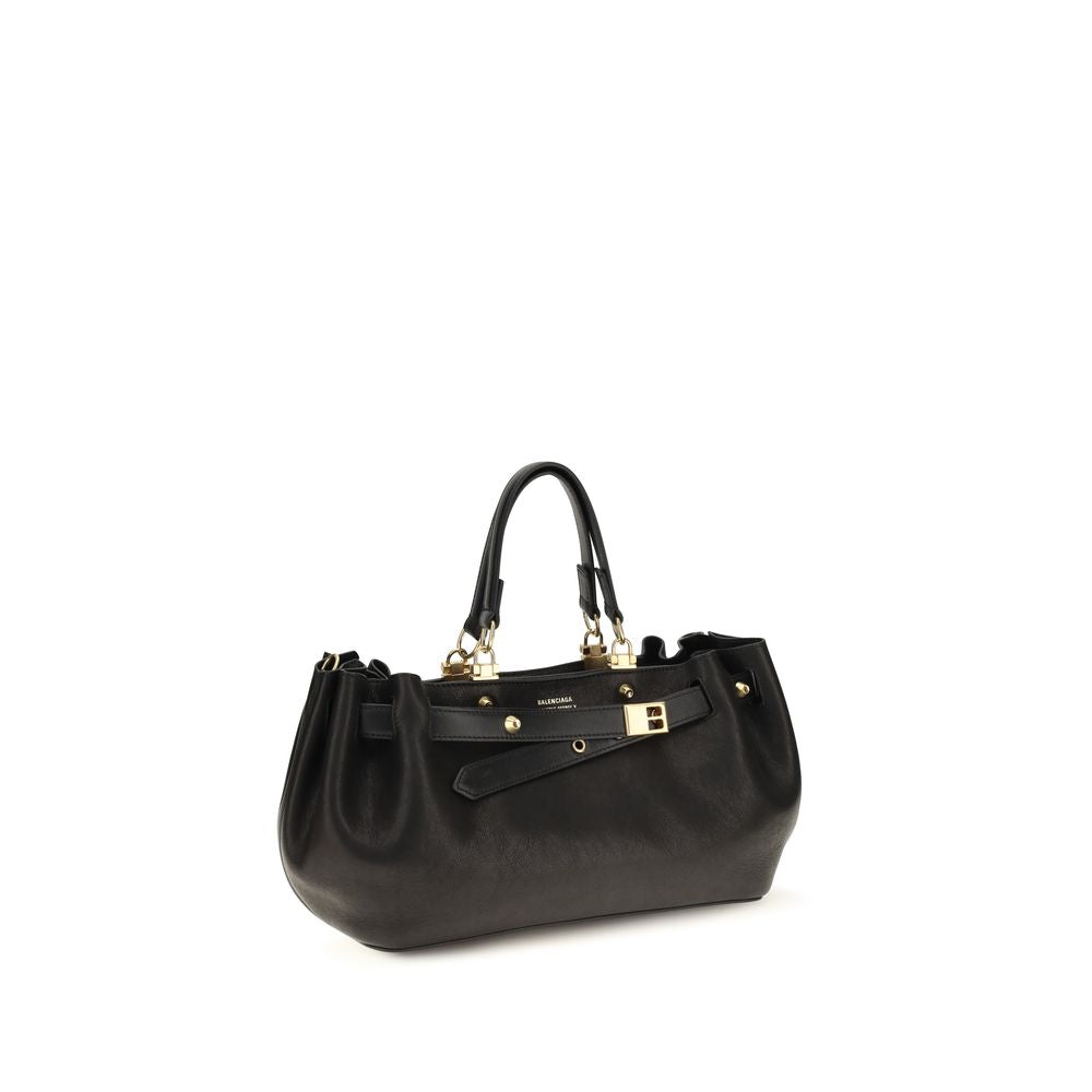 Balenciaga Black Calf Leather Shoulder Bag