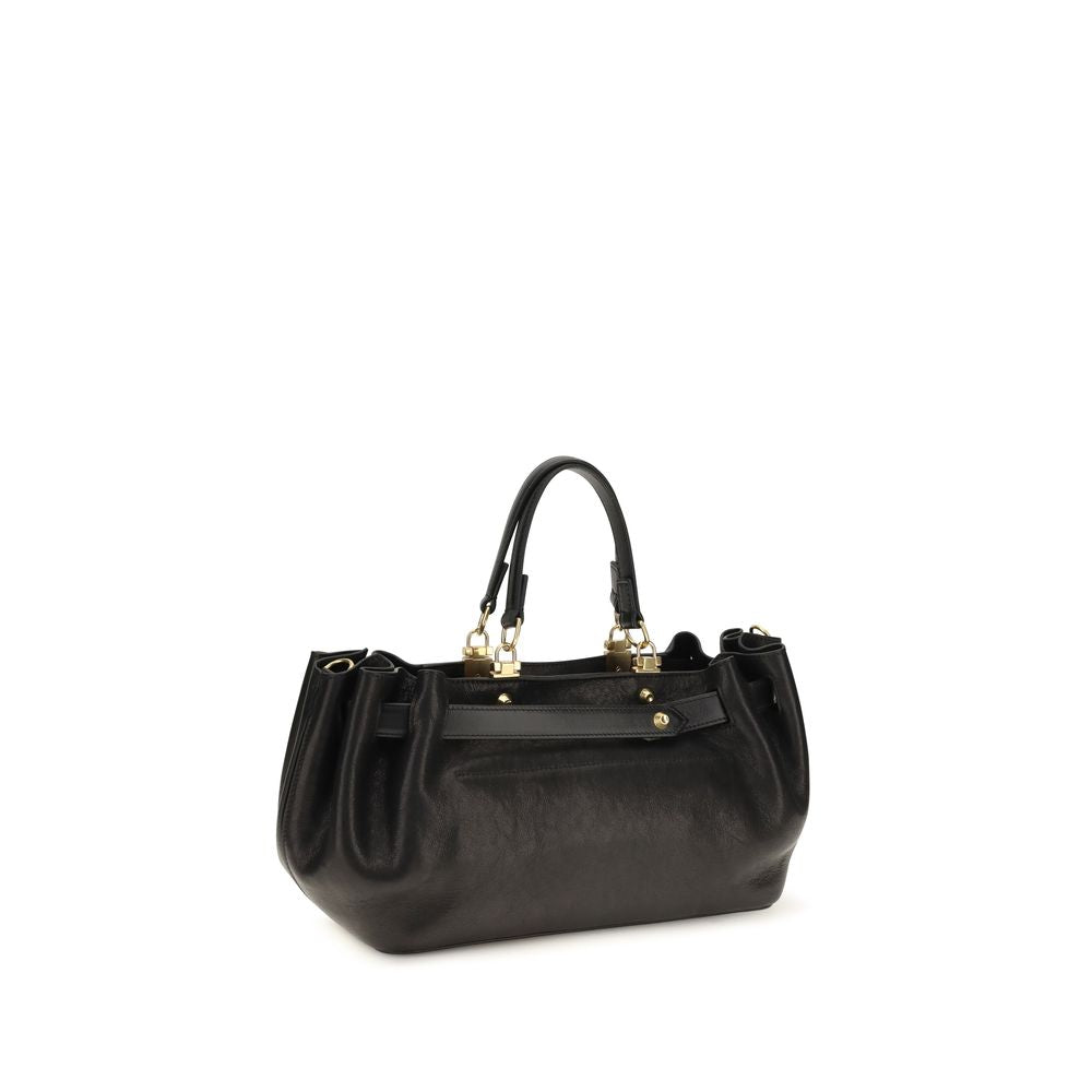 Balenciaga Black Calf Leather Shoulder Bag