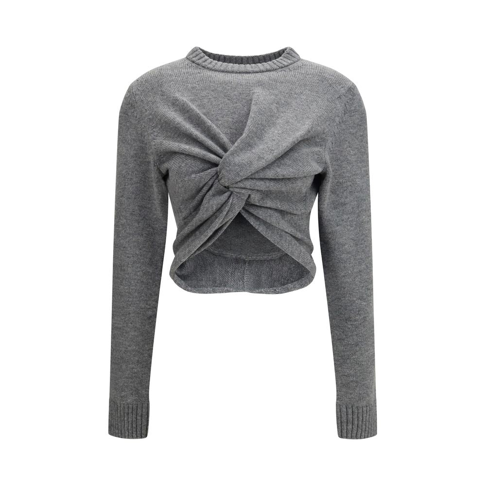 Balenciaga Gray Wool Sweatshirt