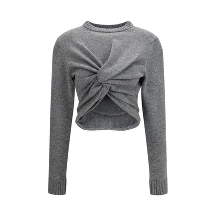 Balenciaga Gray Wool Sweatshirt