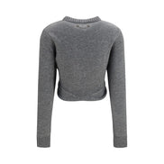 Balenciaga Gray Wool Sweatshirt