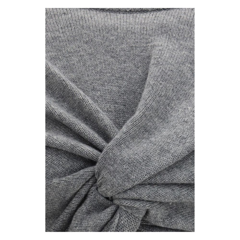 Balenciaga Gray Wool Sweatshirt