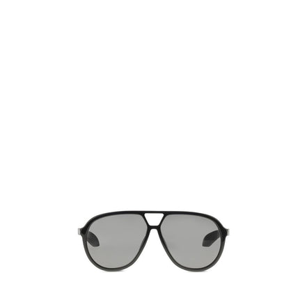 Alexander McQueen Black Acetate Sunglasses