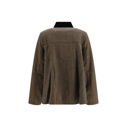 Ganni Brown Cotton Denim Jacket
