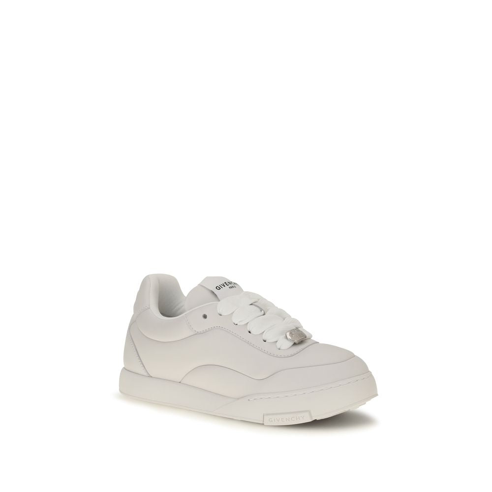 Givenchy White Lamb Low Top Sneakers