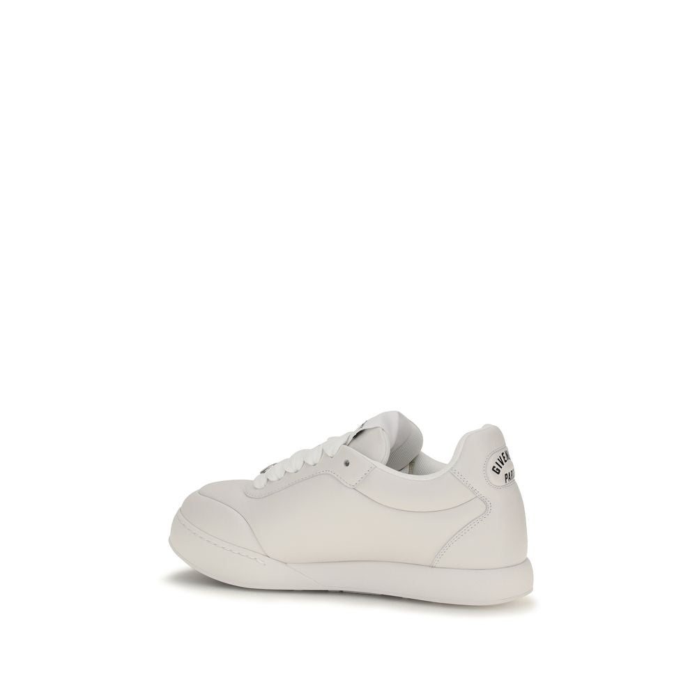 Givenchy White Lamb Low Top Sneakers