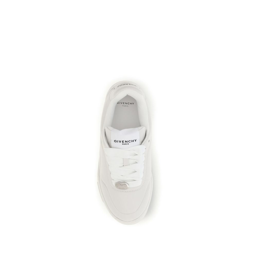 Givenchy White Lamb Low Top Sneakers