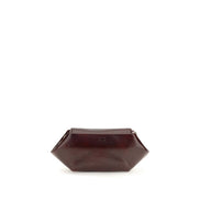Ganni Bordeaux Polyethylene Shoulder Bag