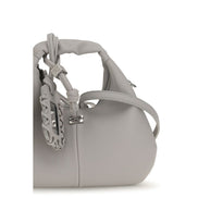 Ganni Gray Polyester Shoulder Bag