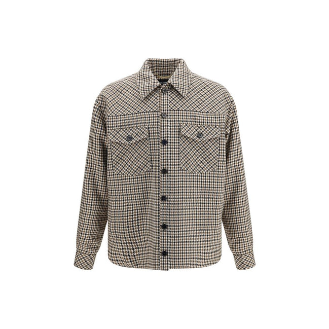 Dolce & Gabbana Brown Wool Full-Length Jacket