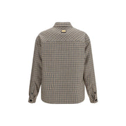 Dolce & Gabbana Brown Wool Full-Length Jacket